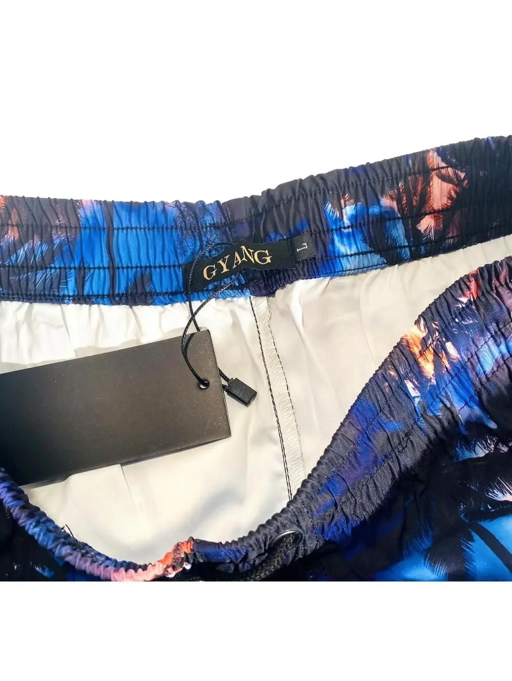 Mens Swim Trunks Casual Trendy Hawaiian Style Palm Tree Shorts For Summer New